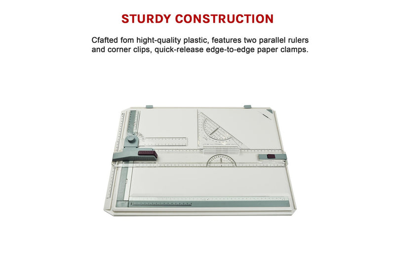 A3 Drawing Board Table with Parallel Motion and Adjustable Angle Drafting