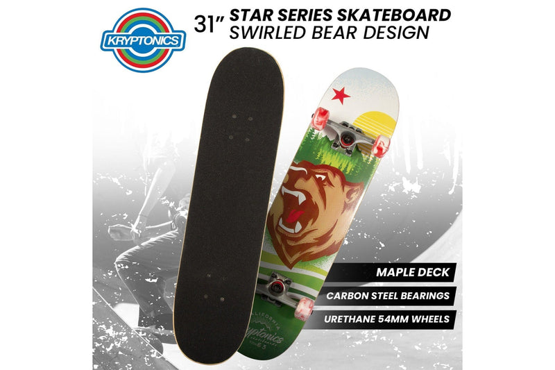 Kryptonics 31-inch Star Series Complete Skateboard