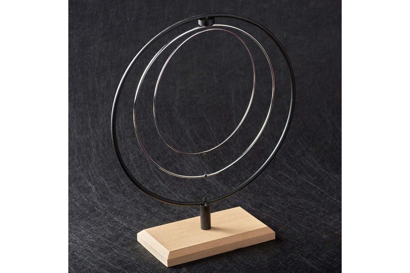 Geek Culture Kinetic Hoop Sculpture Science Toy Home Office Desk Accessory 28cm