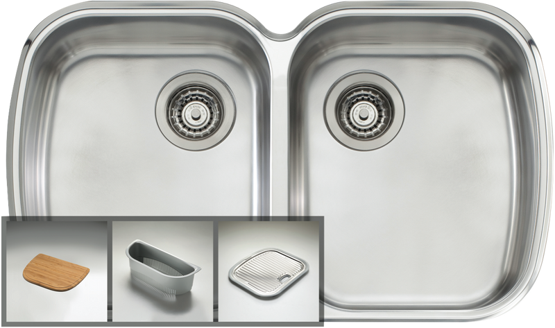 Oliveri Double Bowl Undermount