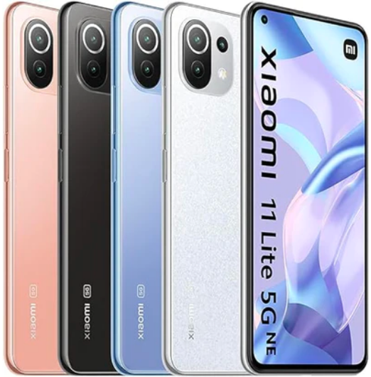 Xiaomi 11 Lite 5G NE - Smartphone 8+128 GB, 6,55 90Hz AMOLED Display, Qualcomm Snapdragon 778G, 64MP+8MP+5MP Triple Camera, 4250mAh, Truffle Black (UK Version)