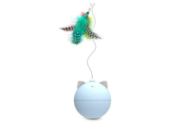 Bentopal P02 Creative Automatic Cat Toy Feather Version Sea Blue Cat Toys