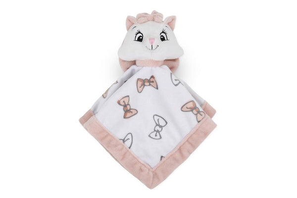 2x Disney Cats Soft Cuddly Security Blanket Infant Baby Nursery Decor 31x31cm