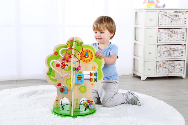 Tooky Toys Interactive Children's Kids Toddlers Activity Tree w Mazes Gears 24m+