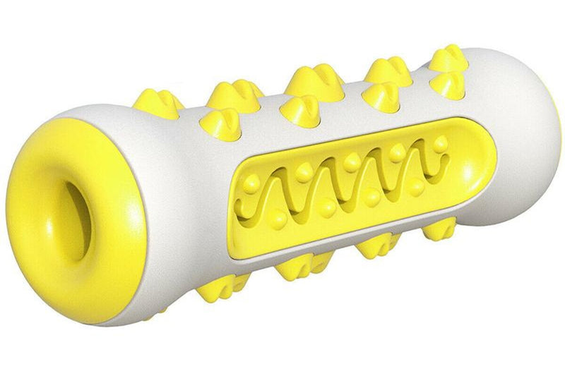 Dog Chew & Teeth Cleaning Toy - Yellow