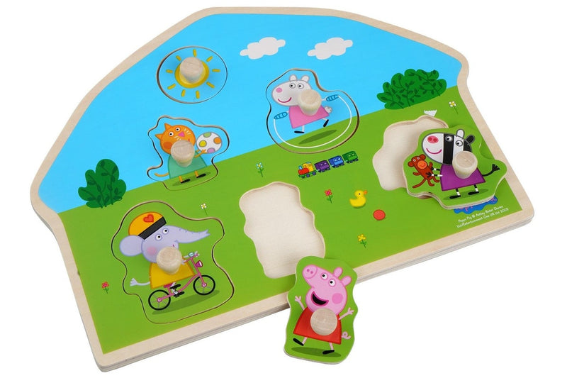 Barbo Toys: Pegga Pig - Wooden Puzzle (Playground)