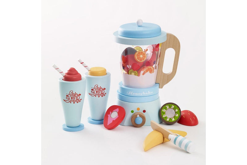 20pc Le Toy Van Honeybake Fruit & Smooth Blender Set Wooden Play Toy Kids 2y+