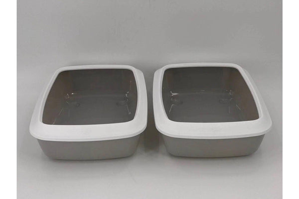 YES4PETS 2 X Small Portable Cat Kitten Toilet Litter Box Tray