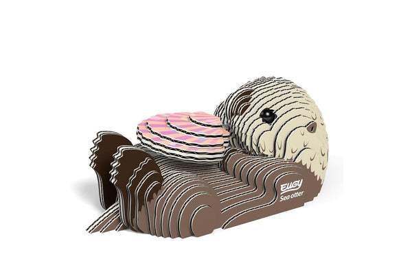 Eugy: Sea Otter - 3D Cardboard Model