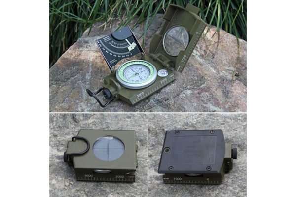 Geology Compass For Professional Military Army Sighting Luminous Outdoor Hiking Camping Compasses