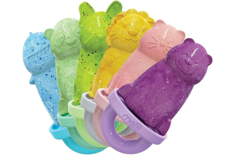 Melii: 6 Piece Ice Pops with Tray - Animal