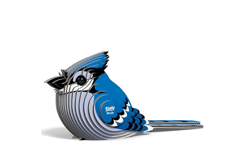 Eugy: Blue Jay - 3D Cardboard Model