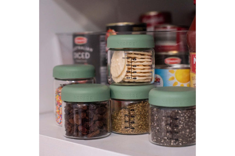 Haakaa: Sealed Glass Storage Jar Set - Mixed (6pc Set)