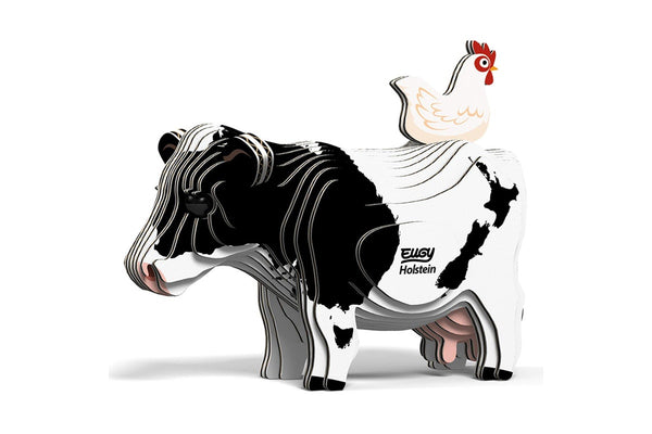 Eugy: Holstein-Friesian Cow - 3D Cardboard Model