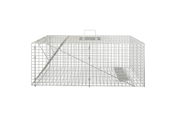 Animal Trap 64.5x25x26.5 cm Galvanised Iron vidaXL