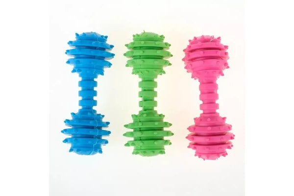 Costcom Dog Toy Spikey Dumbbell 12cm x 4.5cm