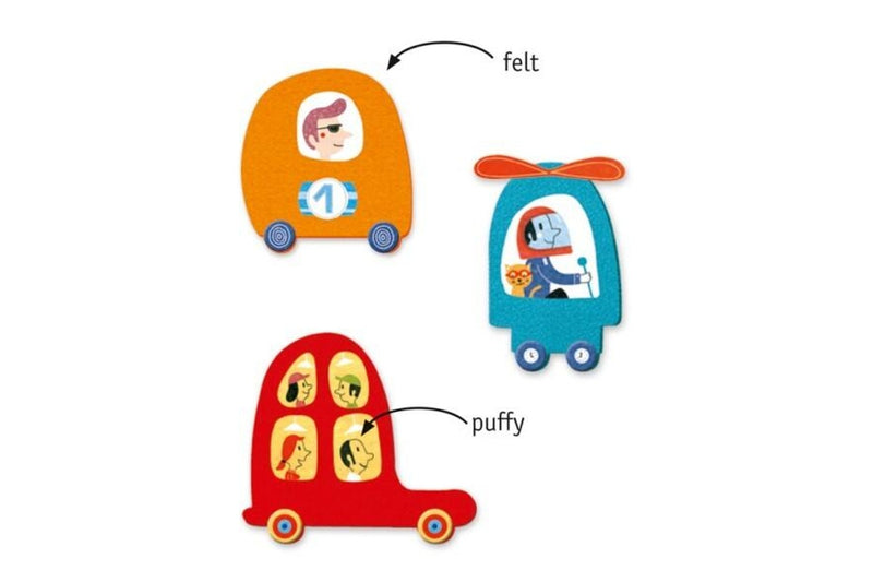 Djeco: I Love Cars Sticker Kit