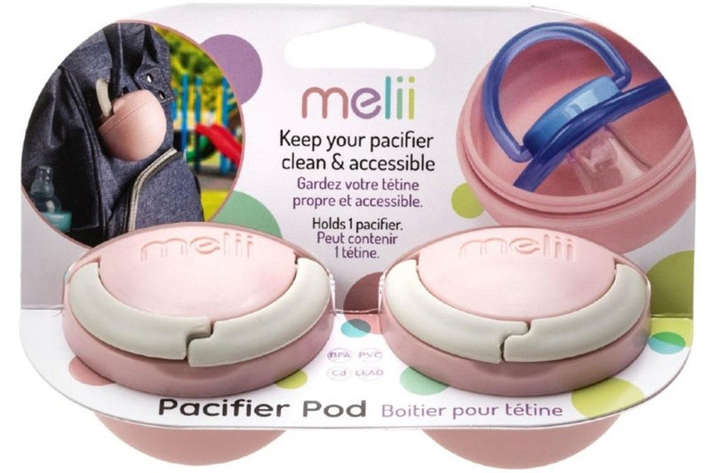 Melii: Pacifier Pod - Pink (2 Pack)