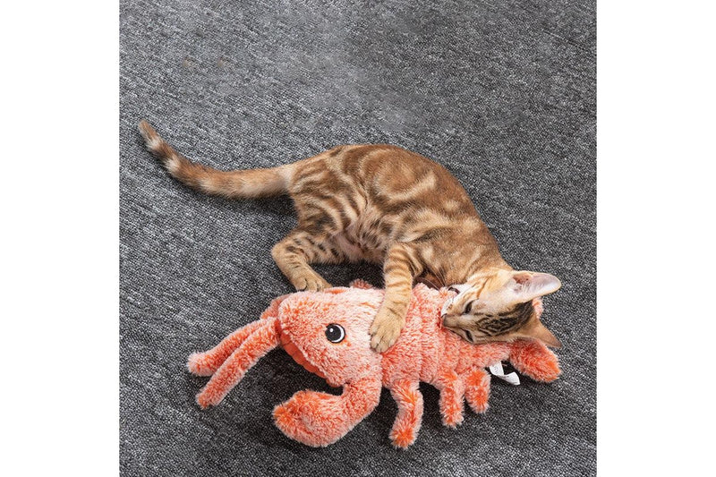 Usb Rechargeable Funny Jumping Lobster Cat Toy Cat Toys