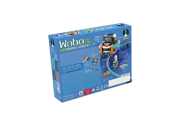 Johnco Wabo The Robot Gyro Monorail Science Kit Kids Child Building Toy 8y+