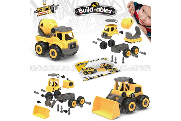 Build-ables: Construction - 2-in-1 Vehicle Playset