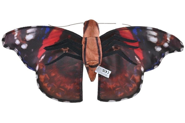 Wild Republic: Rainforest Red Admiral Butterfly - 7" Finger Puppet