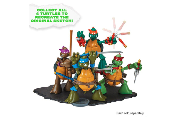 TMNT: 40th Anniversary Original Sketch Figure - Michelangelo