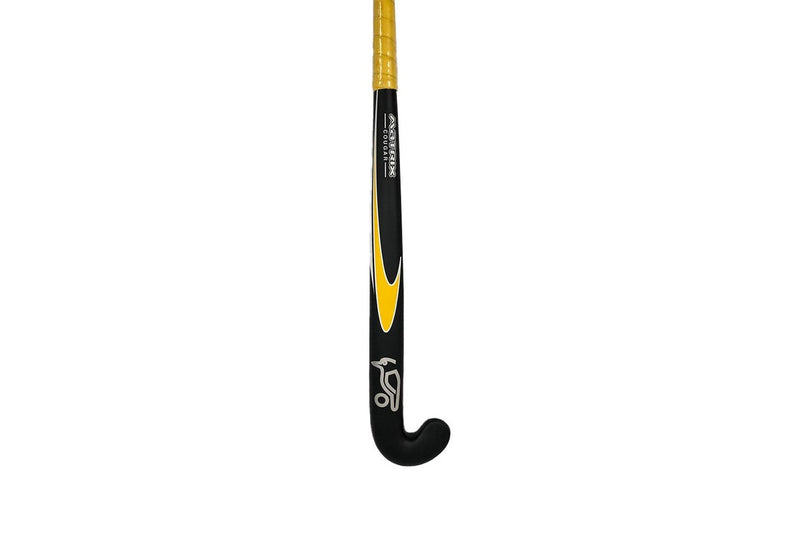 Kookaburra Sports Matrix Cougar Wood Field Hockey Stick 36.5'' Long Black Yellow