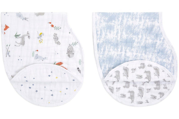 Aden + Anais: Classic Burpy Bib Set - Naturally (2 Pack)