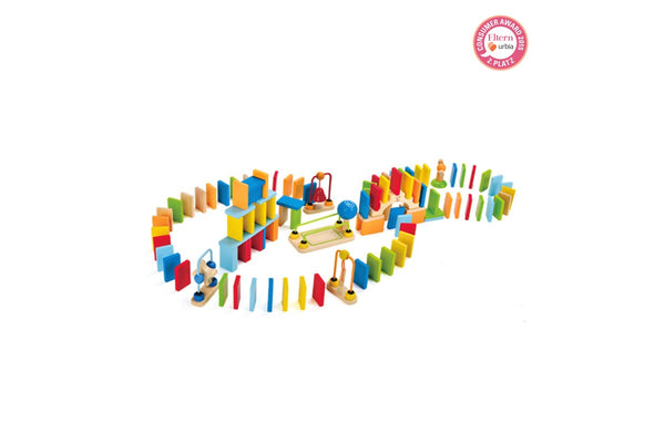 107pc Hape Dynamo Wooden Dominoes Set Kids Children 3y+ Game Toy Activity Play