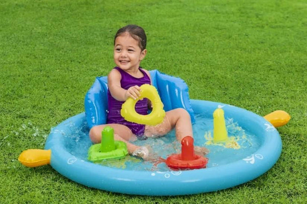 Bestway: Lil' SeaShapes Baby Pool (45" x 35" x 30"/1.15m x 89cm x 76cm)