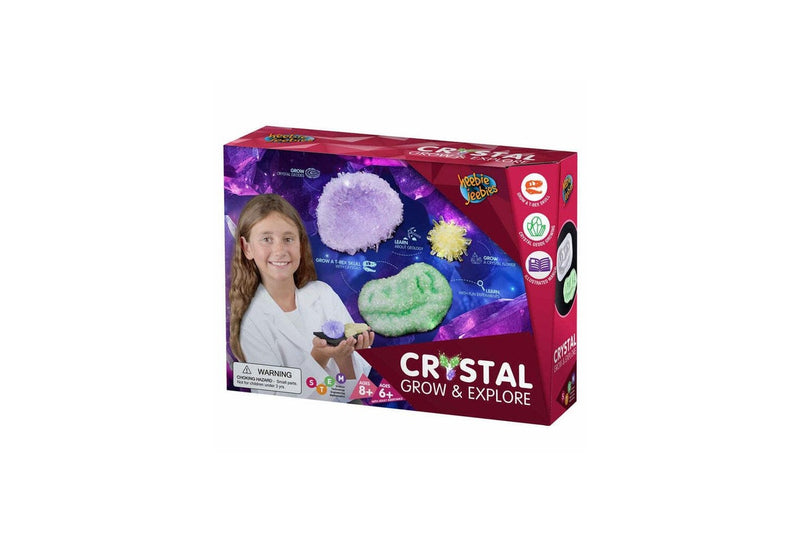 Heebie Jeebies Crystal Grow & Explore Science Experiment Kids STEM Toy Kit 8+