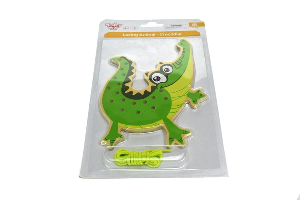 Tooky Toy Lacing Animal Crocodile Problem Solving Interactive Kids Puzzle 3y+