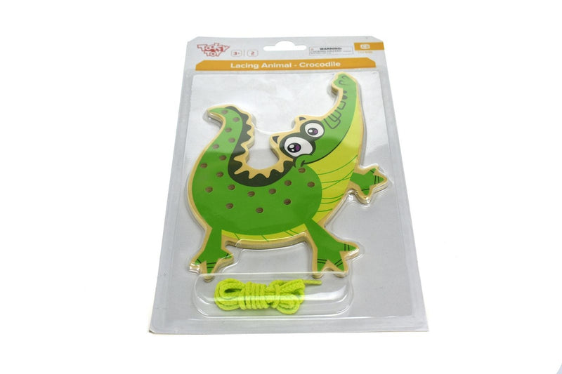 Tooky Toy Lacing Animal Crocodile Problem Solving Interactive Kids Puzzle 3y+