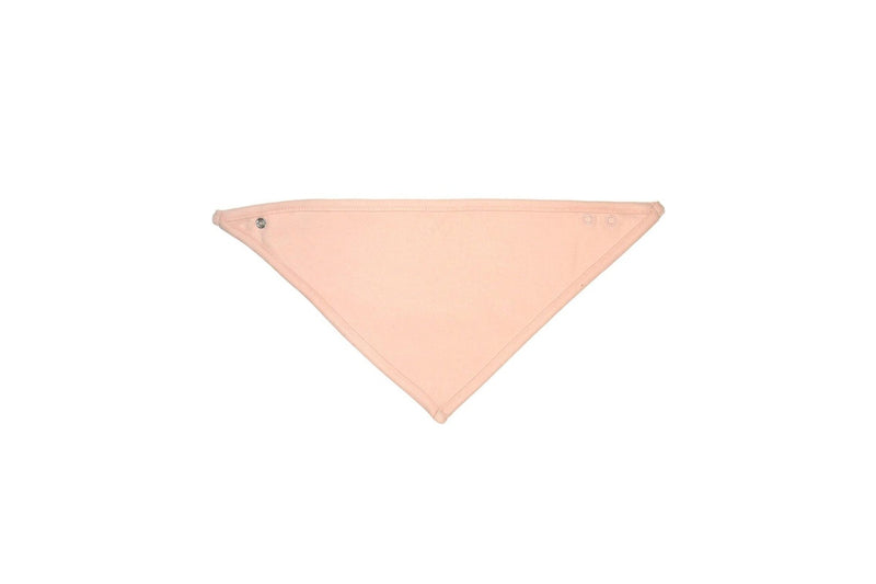 Babybugz Baby Reversible Contrast Detail Bandana Bib (White/Powder Pink) (One Size)