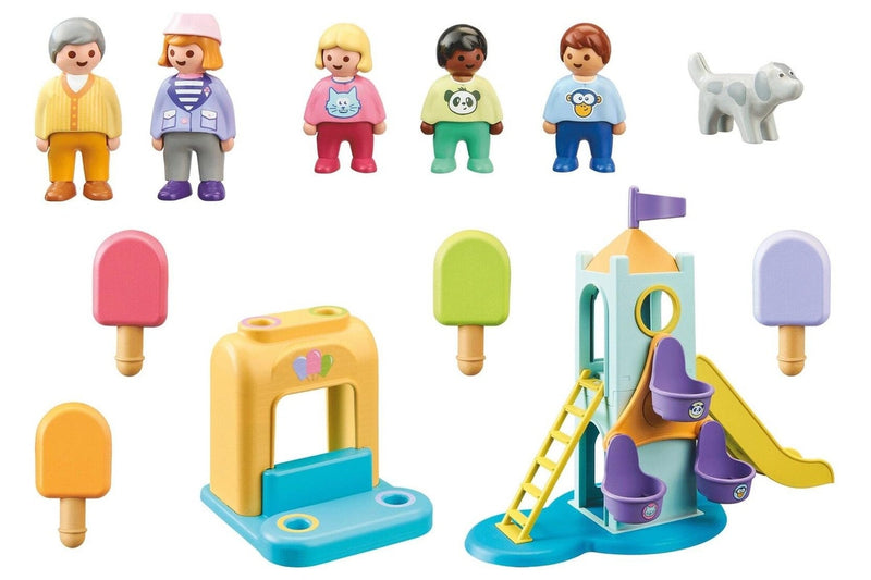 Playmobil: 1.2.3 Adventure Tower with Ice cream Booth (71326)