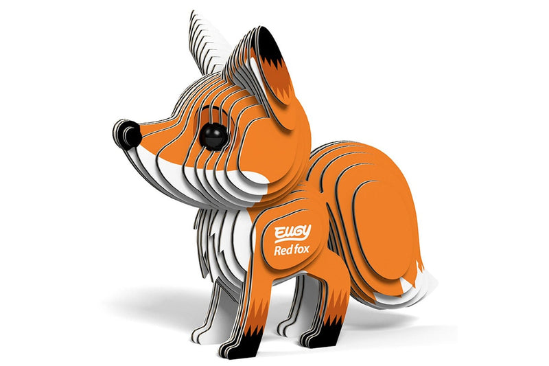 Eugy: Red Fox - 3D Cardboard Model