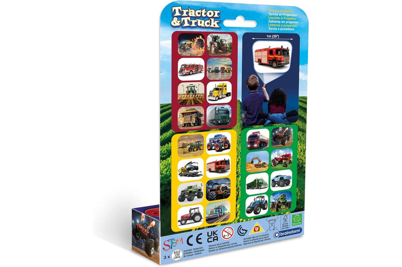 Brainstorm Toys Tractor & Truck Torch & Projector