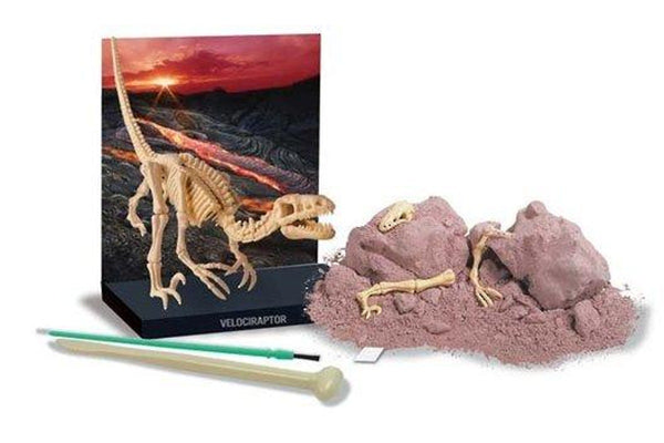 4M: Excavation Kits - Velociraptor Skeleton