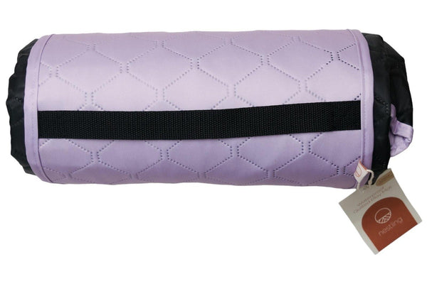 Nestling: Large Waterproof Quilted Play Mat - Lilac