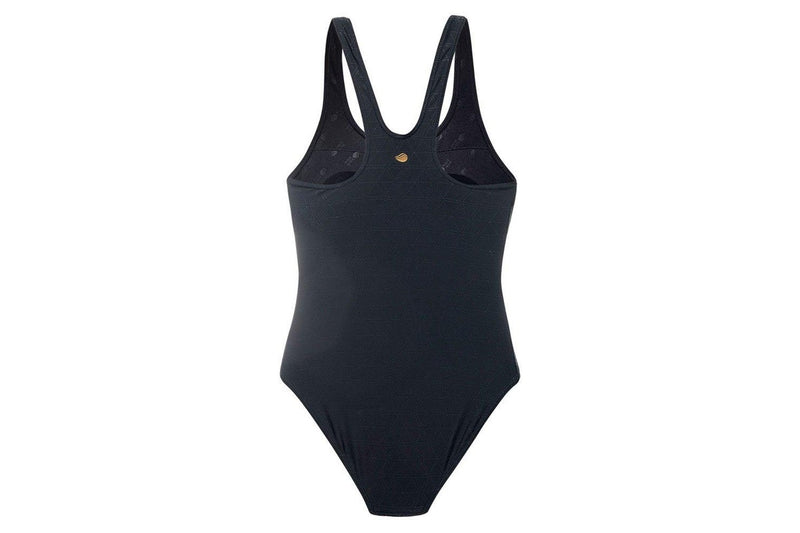 Aquawave Womens/Ladies Seaweed One Piece Swimsuit (Black) (L)