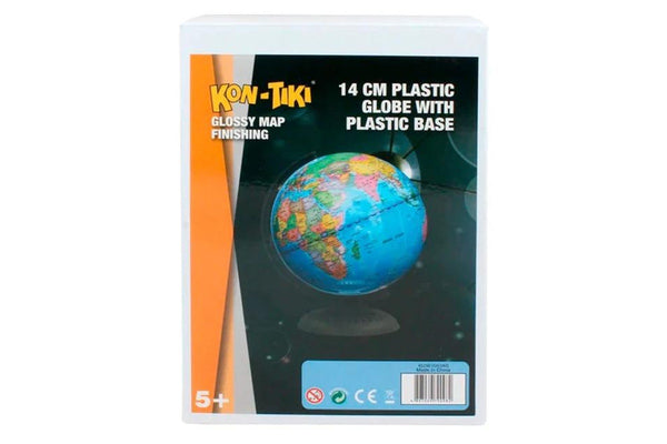 Kon-Tiki: Plastic Globe - 14cm