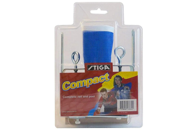 Stiga Compact Net & Post w Screws On f Table Tennis Ping Pong Game Table Set