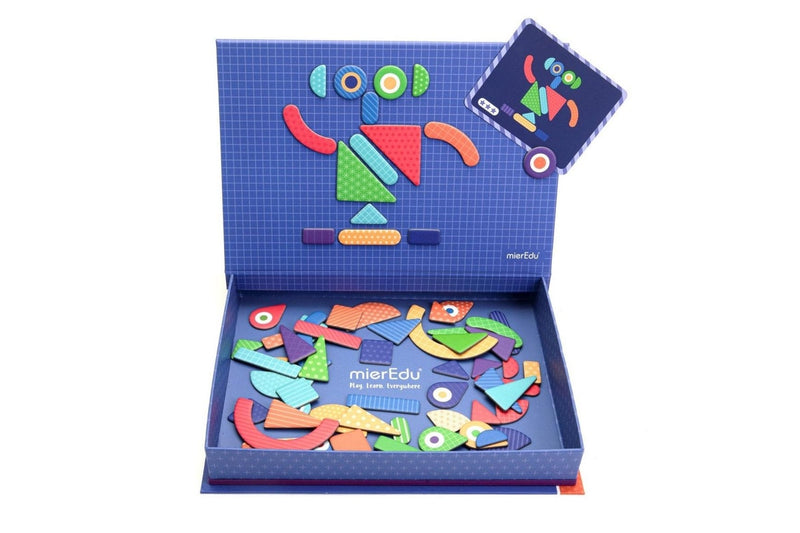 Mier Education: Magnetic Art Case - Shapes