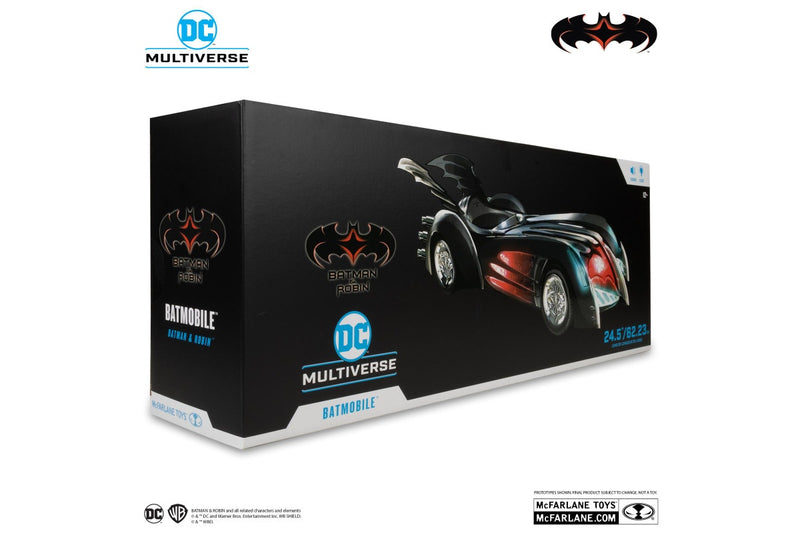 DC Multiverse: Batmobile (Batman & Robin) w/Lights and Sound - 24.5" Vehicle