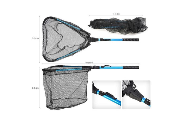 Ape Basics Portable Folding Aluminum Alloy Fishing Landing Net