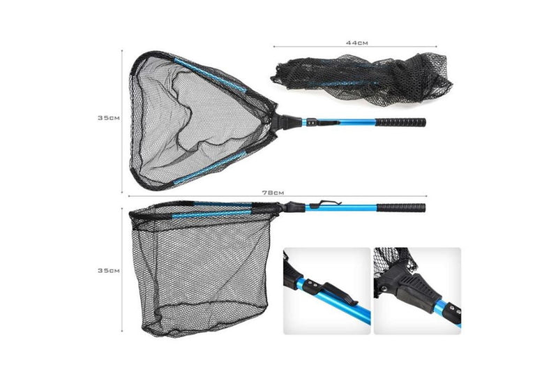 Ape Basics Portable Folding Aluminum Alloy Fishing Landing Net