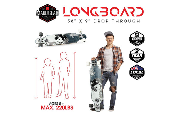 Madd Gear 38" Drop Thru Longboard - Balance