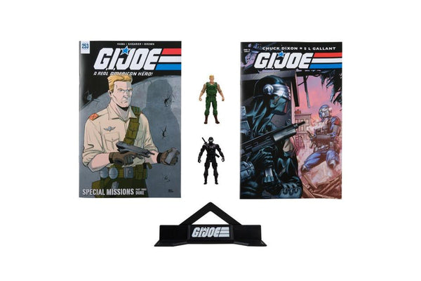 GI Joe: Duke and Snake Eyes w/Comic - 3" Figure Set (2-Pack)