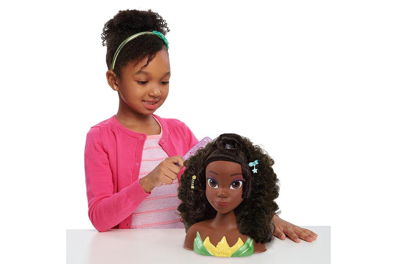 Disney Princesses 26cm Tiana Doll Styling Head Kids Activity Pretend Play Toy 3+